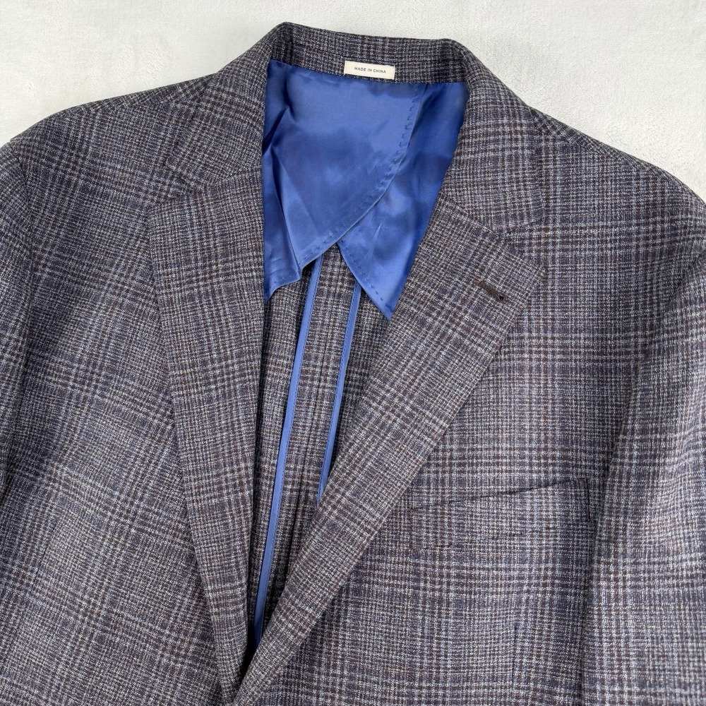 Joseph Abboud Heritage Blazer 48R Lanificio di Pray Italy Unstructured Hopsack